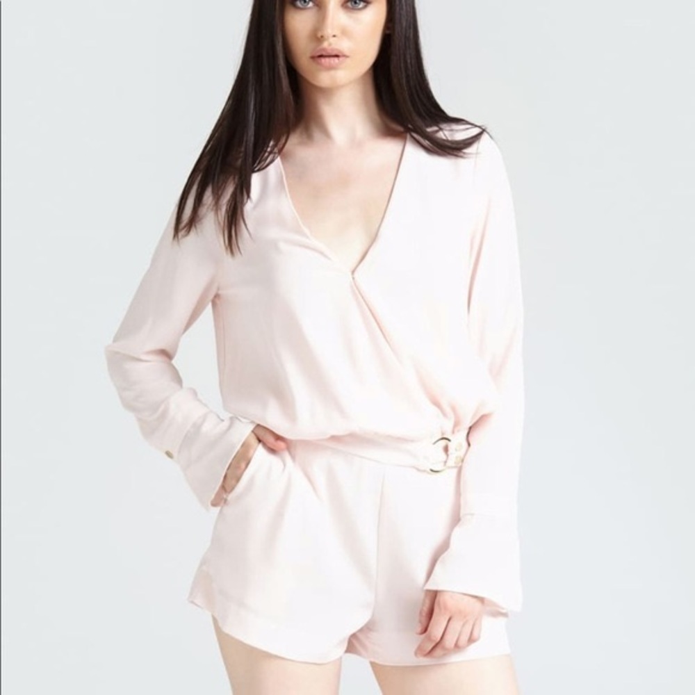 GUESS BY MARCIANO belted light long sleeve SZ S